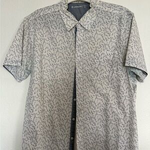 Airwalk Black and White Patterned Men's Shirt